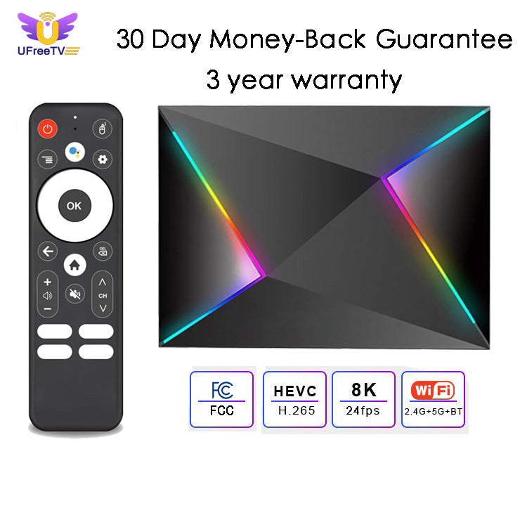 UFREE TV BOX R69 plus, caja de transmisión inteligente para TV 8K/4K HDR - Android 14.0