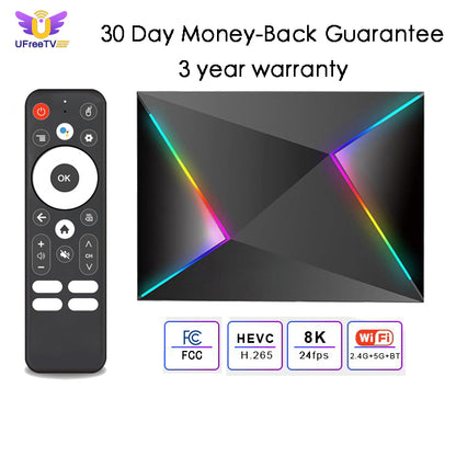 UFREE TV BOX R69 plus, caja de transmisión inteligente para TV 8K/4K HDR - Android 14.0 