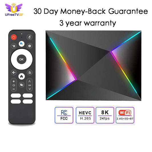 UFREE TV BOX  R69 plus smart  Streaming Box For TV  8K/4k HDR-Android 14.0