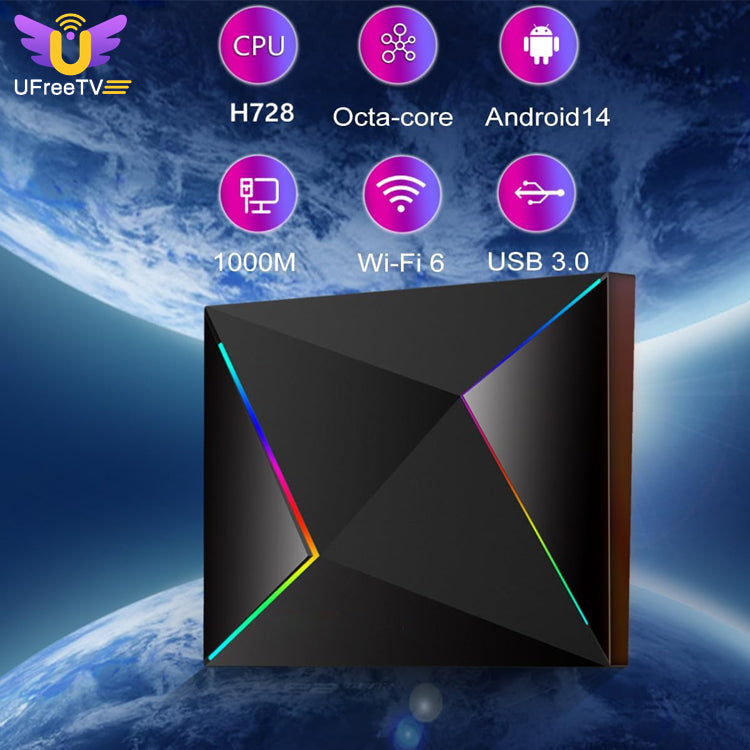UFREE TV BOX R69 plus, caja de transmisión inteligente para TV 8K/4K HDR - Android 14.0 