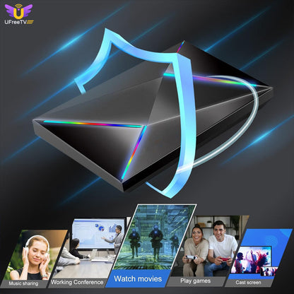 UFREE TV BOX R69 plus, caja de transmisión inteligente para TV 8K/4K HDR - Android 14.0 