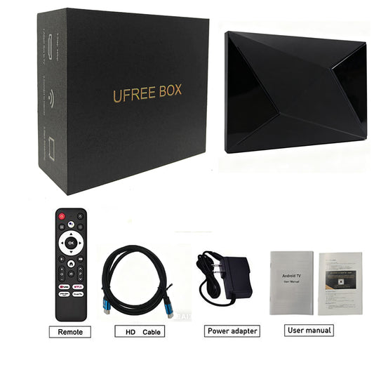 UFREE TV BOX R69 plus, caja de transmisión inteligente para TV 8K/4K HDR - Android 14.0 