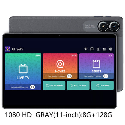 Ufree Streaming tablet M3/M1   12-inch/11-inch tablet PC with 5G dual-band Wi-Fi 6 and Android 14/15 operating system.